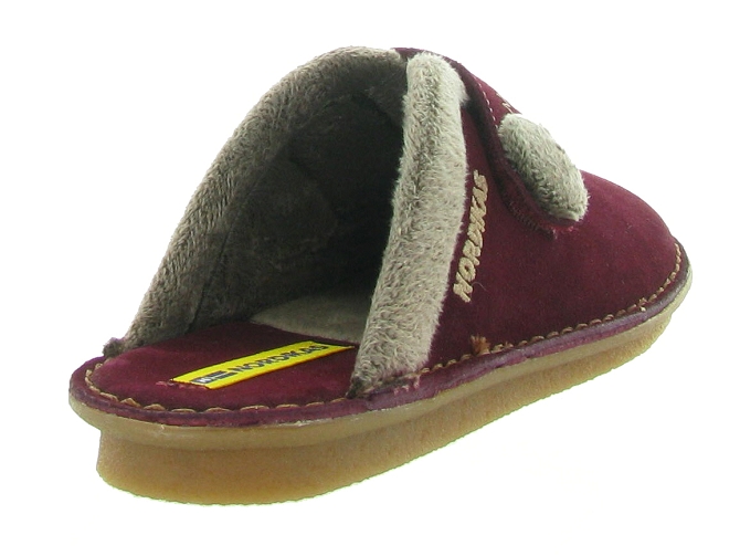 chaussons et pantoufles - Mules Sabots - femme - Synthétique - Bordeaux - Nordikas4700302_5