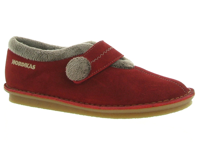 Nordikas chaussons et pantoufles 2071 cherokee femme cerise