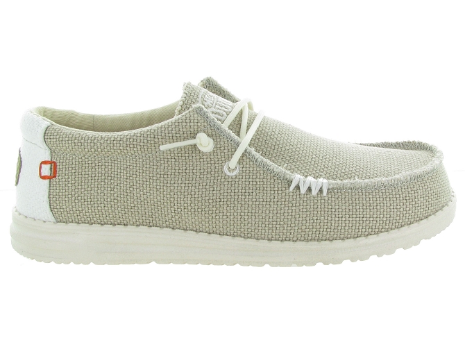 baskets et sneakers - Confort - homme - Toile  - Beige - Hey dude4703601_2