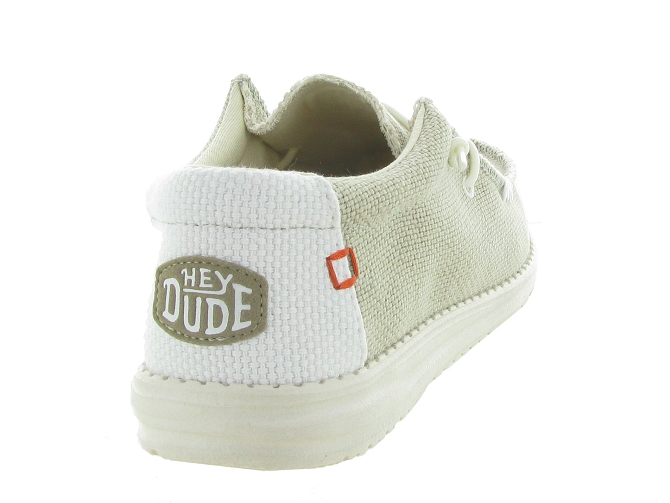 baskets et sneakers - Confort - homme - Toile  - Beige - Hey dude4703601_5