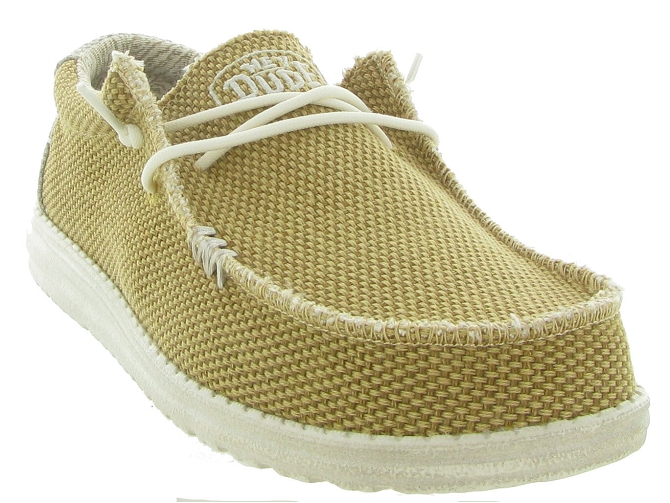 Hey dude baskets et sneakers wally naturel jaune moutarde4703609_3