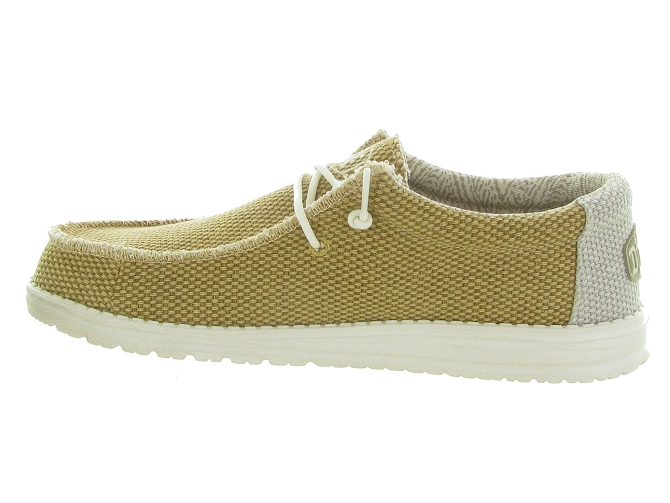 Hey dude baskets et sneakers wally naturel jaune moutarde4703609_4