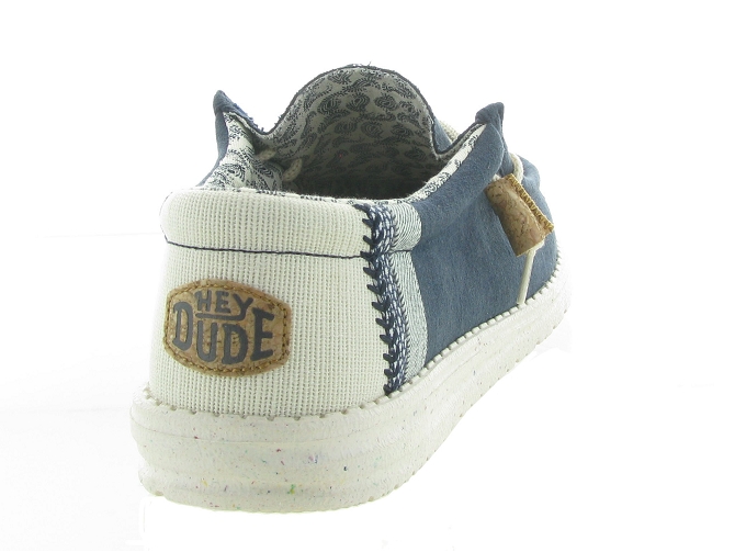 Hey dude baskets et sneakers wally linen bleu4703702_5