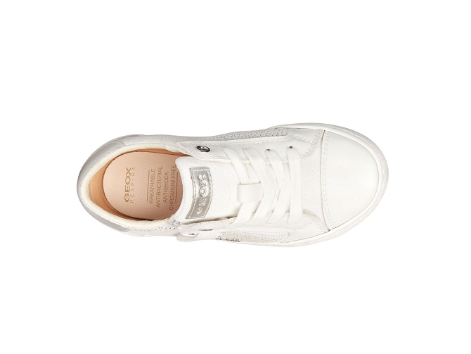 chaussures a lacets -  - junior fille - Synthétique - Blanc - Geox4706503_5