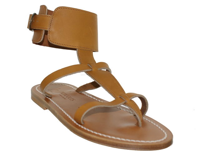 K.jacques nu pieds caravelle marron4711901_3