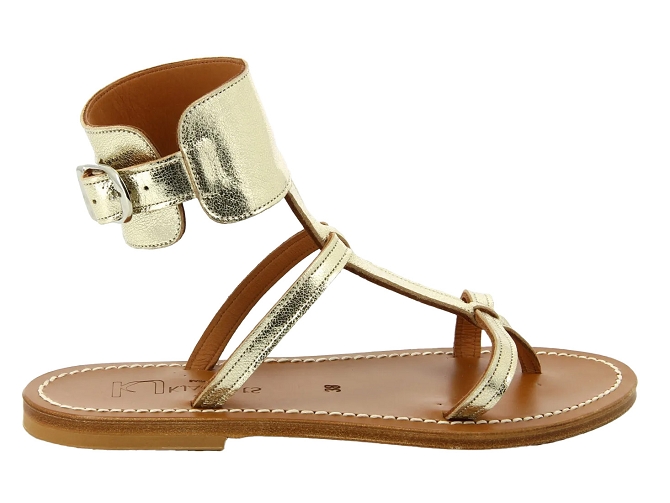 sandales et nu pieds - Casual - femme - Cuir - Or - K.jacques4711903_2