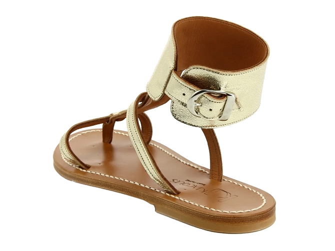 sandales et nu pieds - Casual - femme - Cuir - Or - K.jacques4711903_4