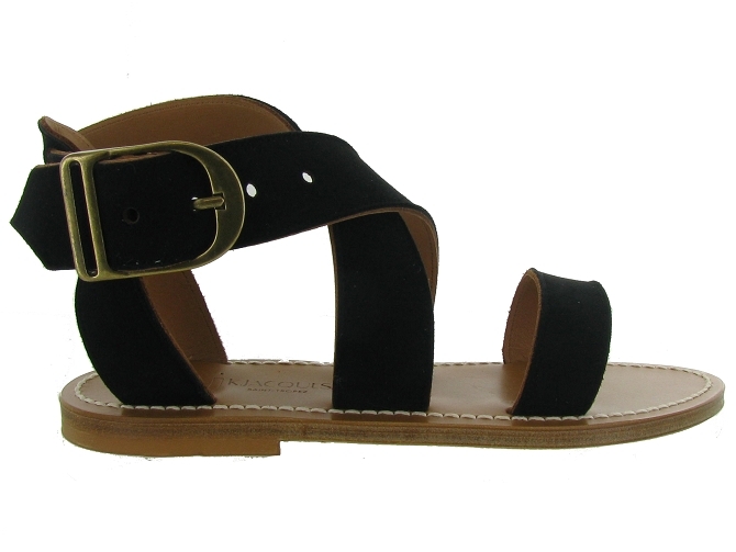 K.jacques nu pieds lazare noir4712202_2