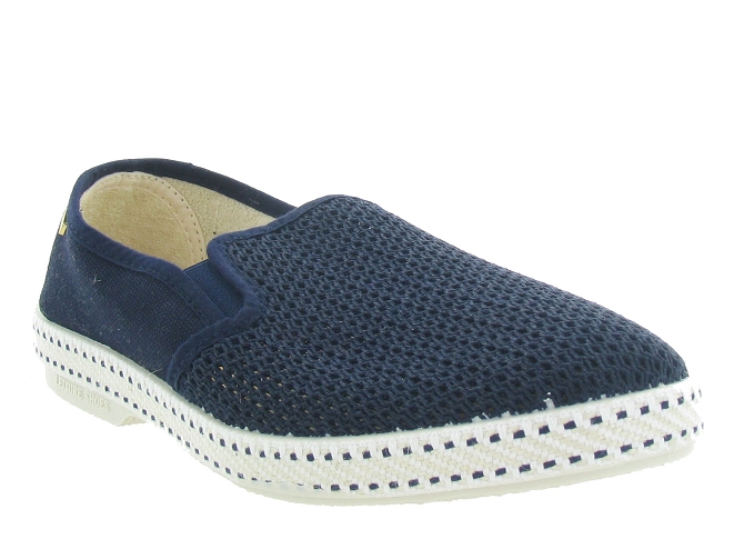 espadrilles - Espadrille plate - femme - Toile  - Bleu - Rivieras