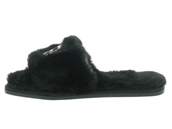 Karl lagerfeld chaussons et pantoufles salotto 2 ikonic slip noir4718301_5