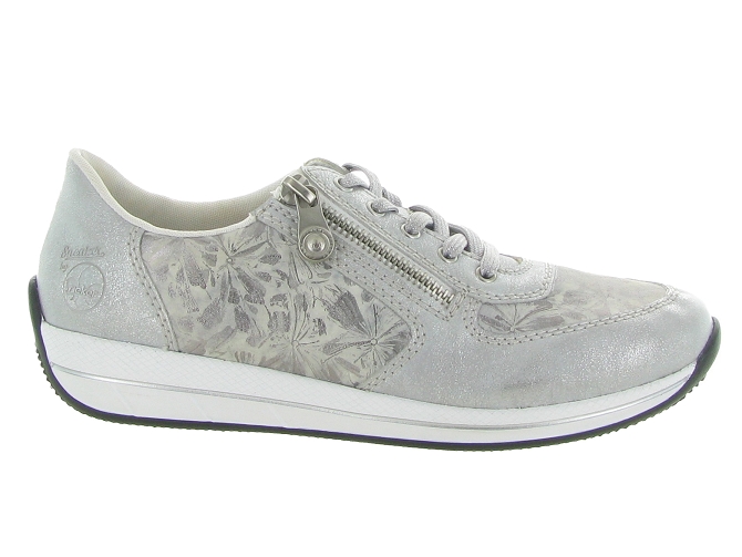 Rieker baskets et sneakers n1112 argent4720801_2