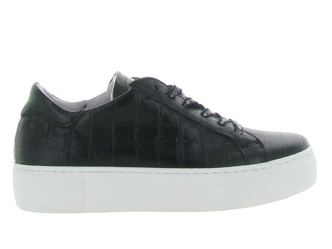 B essential baskets et sneakers be plain noir4739001_2
