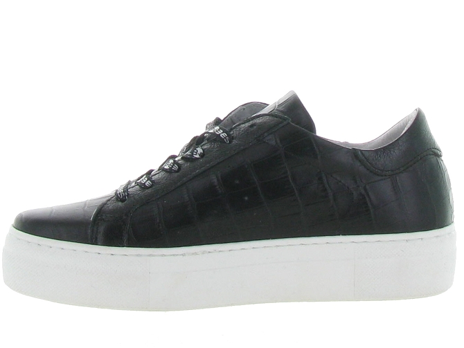 B essential baskets et sneakers be plain noir4739001_4