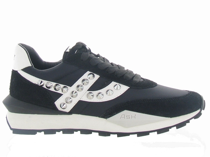 Ash italia baskets et sneakers spider studs noir4742501_2