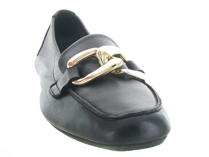 mocassins - Elégant - femme - Cuir - Noir - Reqins4744902_3