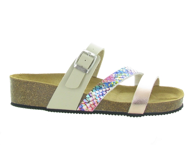 nu pieds - Mule Sabot - femme - Synthétique - Gris - La maison de l espadrille4748401_2