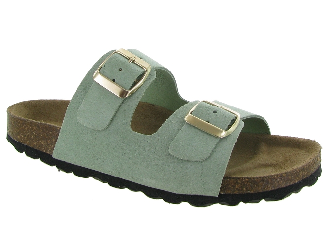 La maison de l espadrille nu pieds 3524 vert