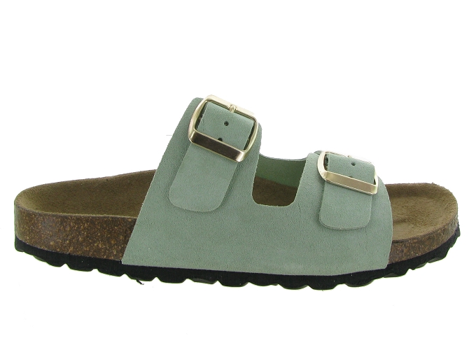 La maison de l espadrille nu pieds 3524 vert4750106_2