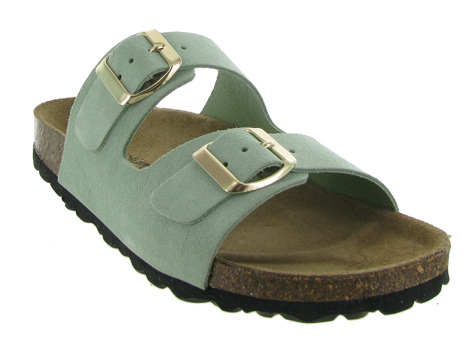 La maison de l espadrille nu pieds 3524 vert4750106_3
