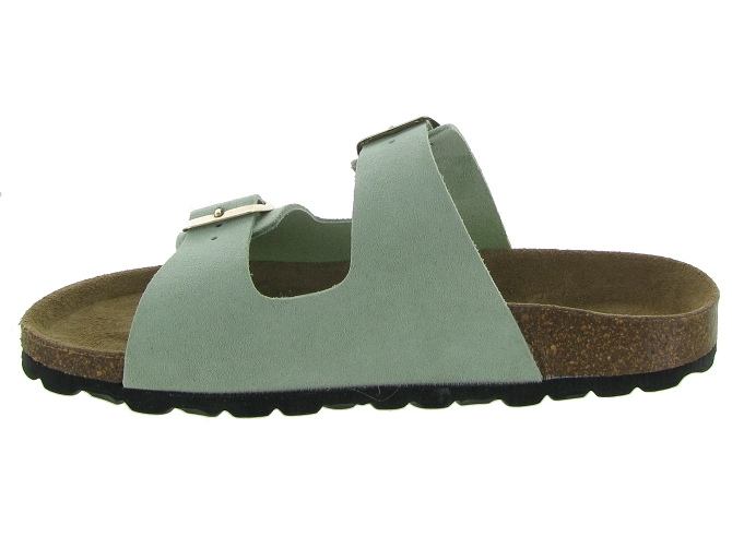 La maison de l espadrille nu pieds 3524 vert4750106_4