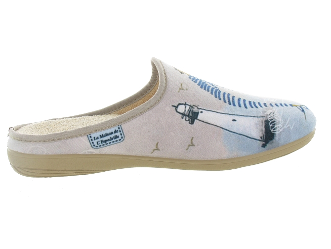 La maison de l espadrille chaussons et pantoufles 2028 beige4750401_2