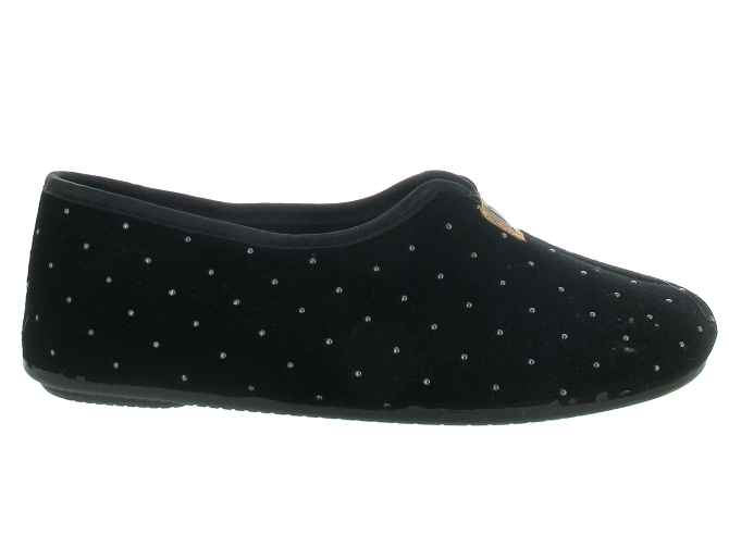 chaussons et pantoufles - Montant - femme - Synthétique - Noir - Maison armando4756701_2