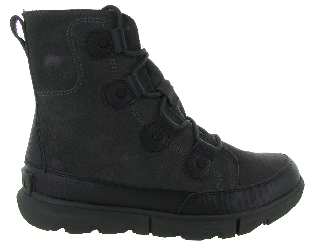 apres ski bottes fourrees - Chaussures neige - homme - Nubuck - Noir - Sorel4761502_2