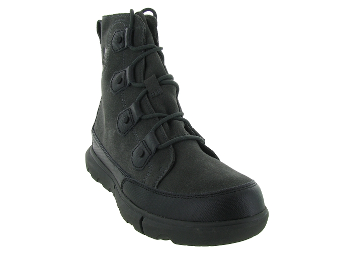 apres ski bottes fourrees - Chaussures neige - homme - Nubuck - Noir - Sorel4761502_3