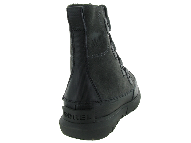 apres ski bottes fourrees - Chaussures neige - homme - Nubuck - Noir - Sorel4761502_5