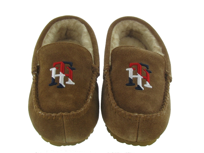 Tommy hilfiger chaussons et pantoufles elevated moc slipper marron