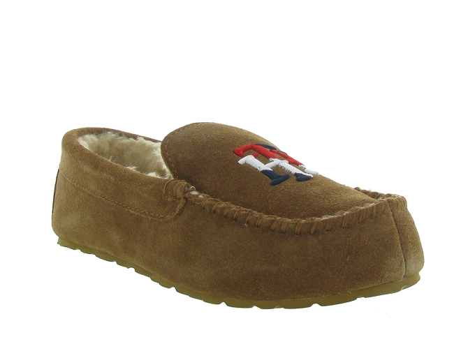 Tommy hilfiger chaussons et pantoufles elevated moc slipper marron4763501_2