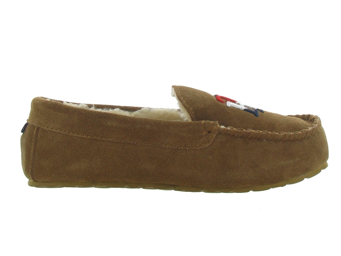 Tommy hilfiger chaussons et pantoufles elevated moc slipper marron4763501_3