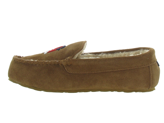 Tommy hilfiger chaussons et pantoufles elevated moc slipper marron4763501_5