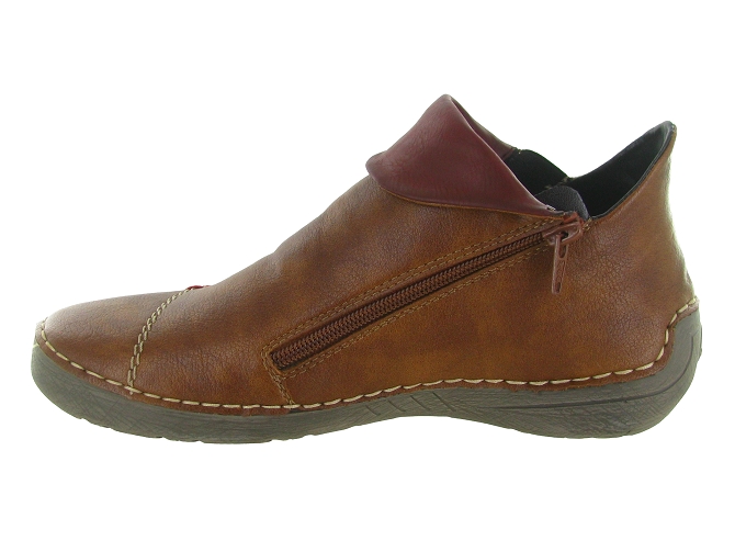 bottines et boots - Classique & Chic - femme - Nubuck - Marron - Rieker4765603_4
