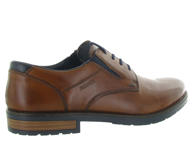chaussures a lacets - Cérémonie - homme - Cuir - Marron - Rieker4766101_5