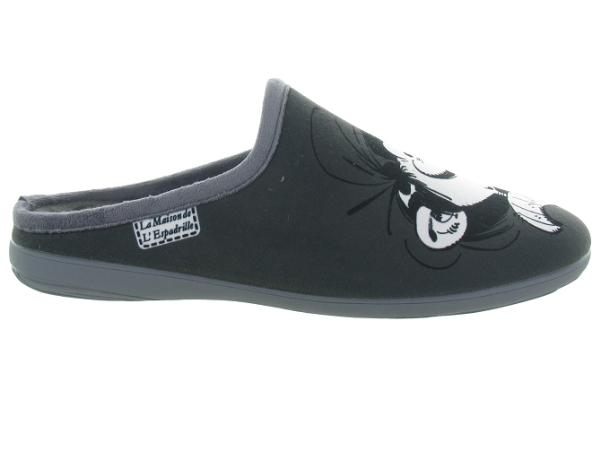 La maison de l espadrille chaussons et pantoufles g500 gaston lagaffe anthracite4767101_2