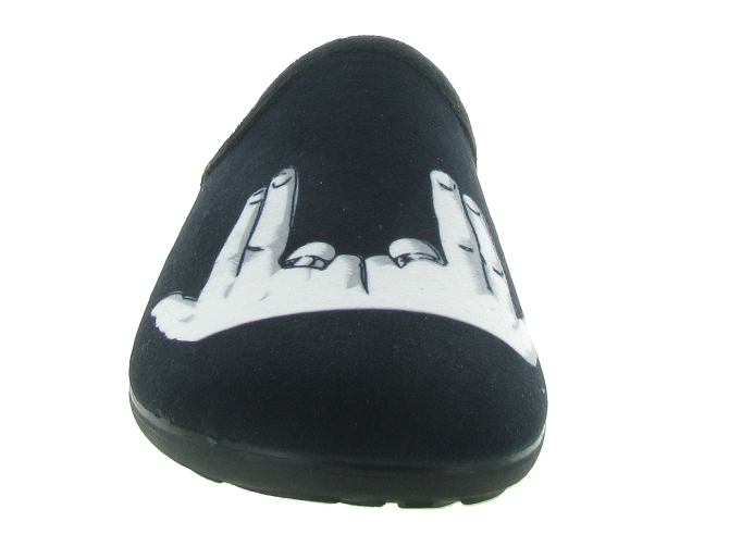 La maison de l espadrille chaussons et pantoufles 6764 jul noir4767201_3