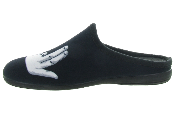 La maison de l espadrille chaussons et pantoufles 6764 jul noir4767201_4