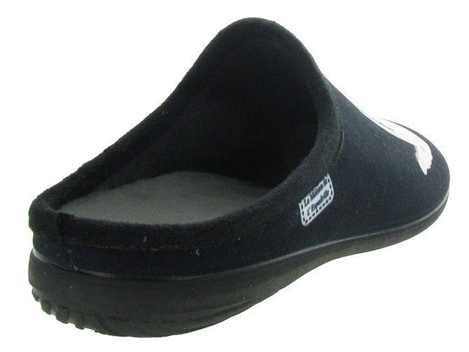 La maison de l espadrille chaussons et pantoufles 6764 jul noir4767201_5