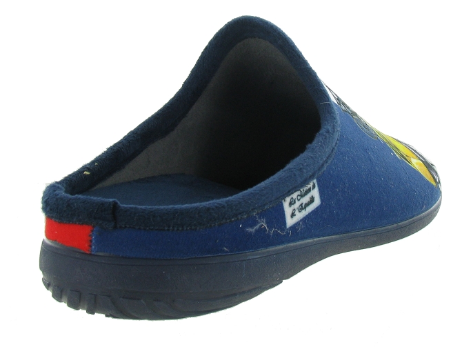 chaussons et pantoufles - Mules Sabots - homme - Synthétique - Bleu - La maison de l espadrille4767601_5