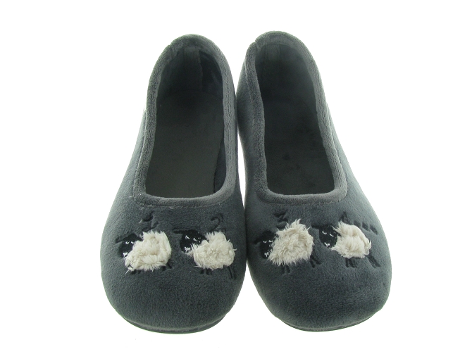 chaussons et pantoufles - Ballerines - femme - Synthétique - Gris - La maison de l espadrille