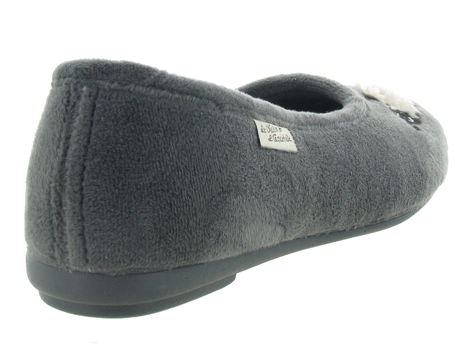 chaussons et pantoufles - Ballerines - femme - Synthétique - Gris - La maison de l espadrille4768401_5