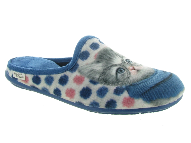 La maison de l espadrille chaussons et pantoufles 9000 6 chat marine4769102_2