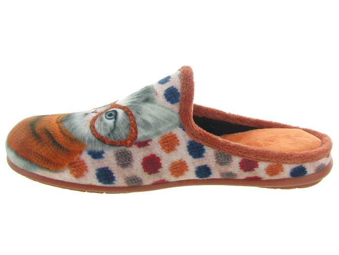 La maison de l espadrille chaussons et pantoufles 9000 6 chat orange4769103_4