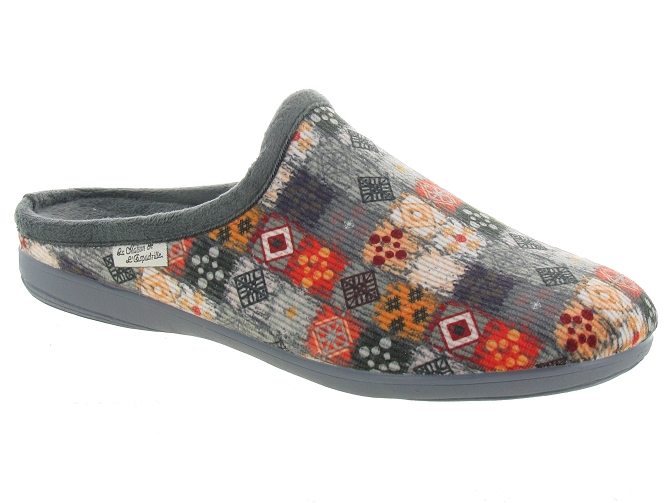 chaussons et pantoufles - Mules Sabots - femme - Synthétique - Gris - La maison de l espadrille