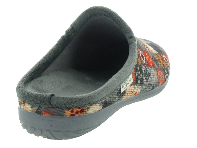 chaussons et pantoufles - Mules Sabots - femme - Synthétique - Gris - La maison de l espadrille4771201_4