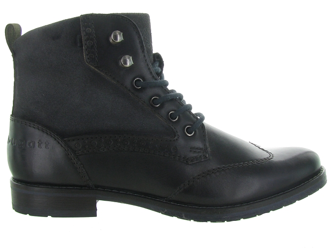 bottines et boots - Casual  - homme - Cuir - Noir - Bugatti4772001_2