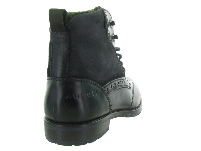 bottines et boots - Casual  - homme - Cuir - Noir - Bugatti4772001_5