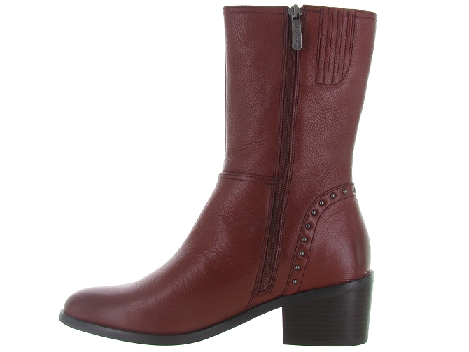 bottines et boots - Classique & Chic - femme - Cuir - Rouge - Regarde le ciel...4774802_4