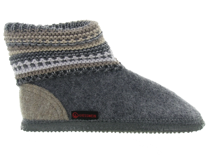 Giesswein chaussons et pantoufles kiel gris4777901_2